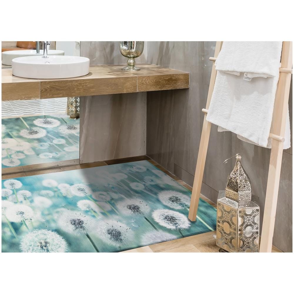 Tappeto Cucina Antiscivolo Stampa Digitale Emozioni Fantasie Floreali Vintage 58x240 Soffio Vento - Foto 5