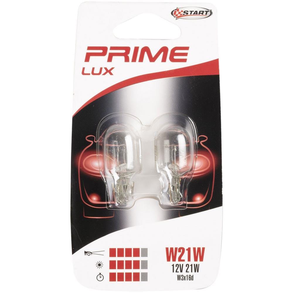 Coppia Di Lampadine Auto Alogene In Vetro W21w 12v 21w W3x16d - Foto 1