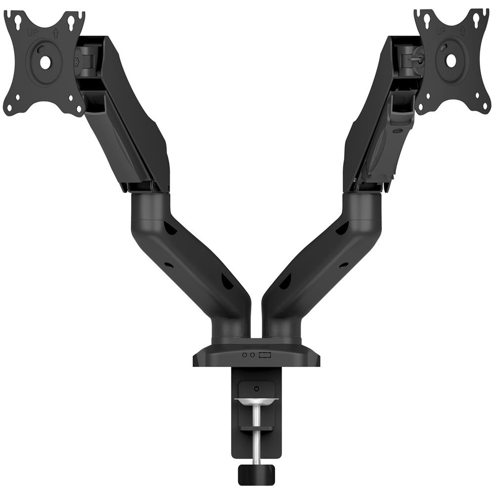 Braccio Girevole per Doppio Monitor IB-MS204-T Peso Massimo 18 kg Angolo di Rotazione -180 - 180° - Foto 2