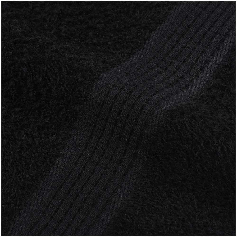 Asciugamani 10 pz Neri 100x200 cm 360 g /mù² 100% Cotone - Foto 7