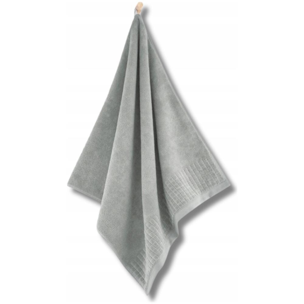 Asciugamano Paulo 3 - 70x140 cm - Grafite chiaro - Vellutato, antibatterico, di lusso - Foto 2