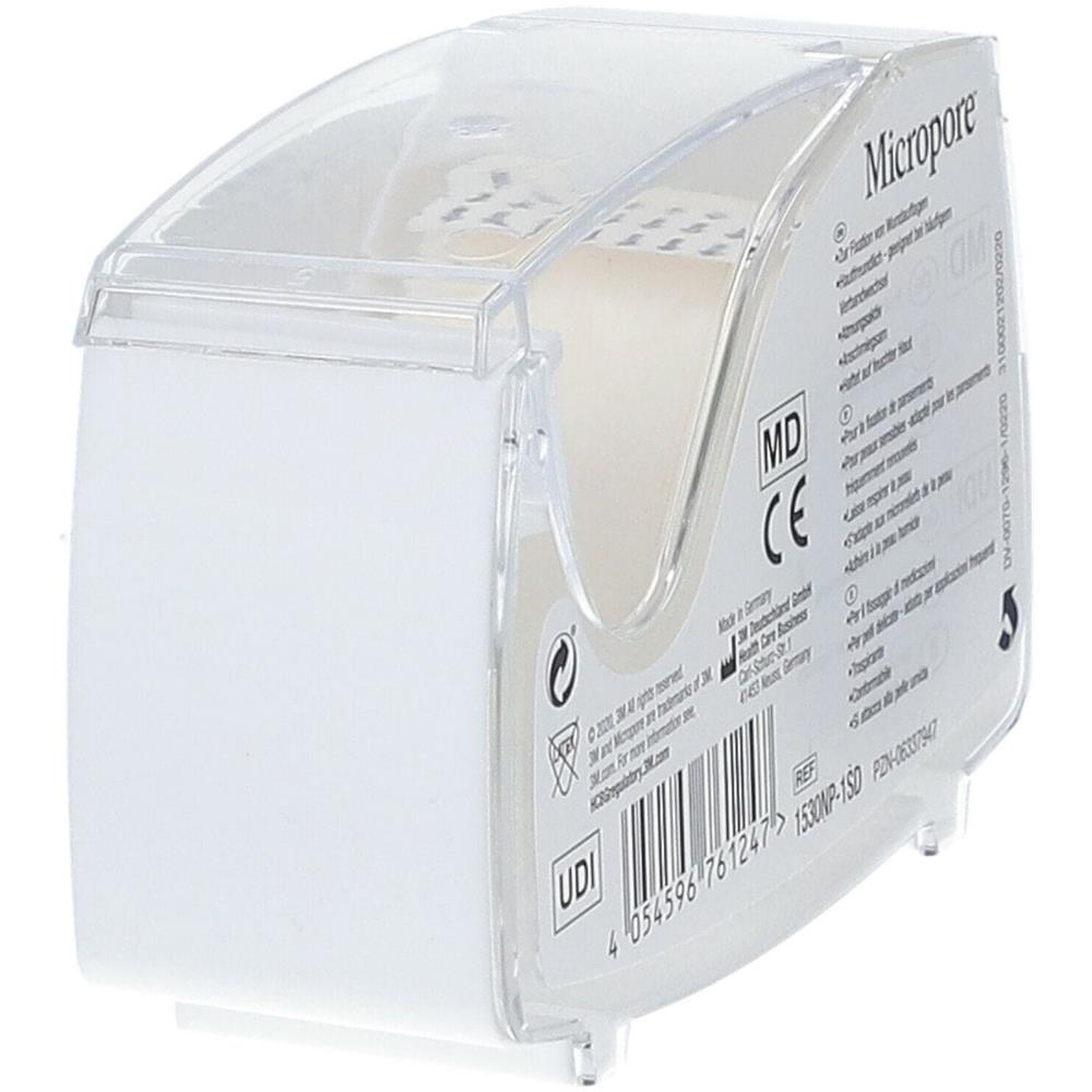 Cerotto in Rocchetto Transpore cm 2,5 X 5 Mt Dispenser 1 Pezzo - Foto 3