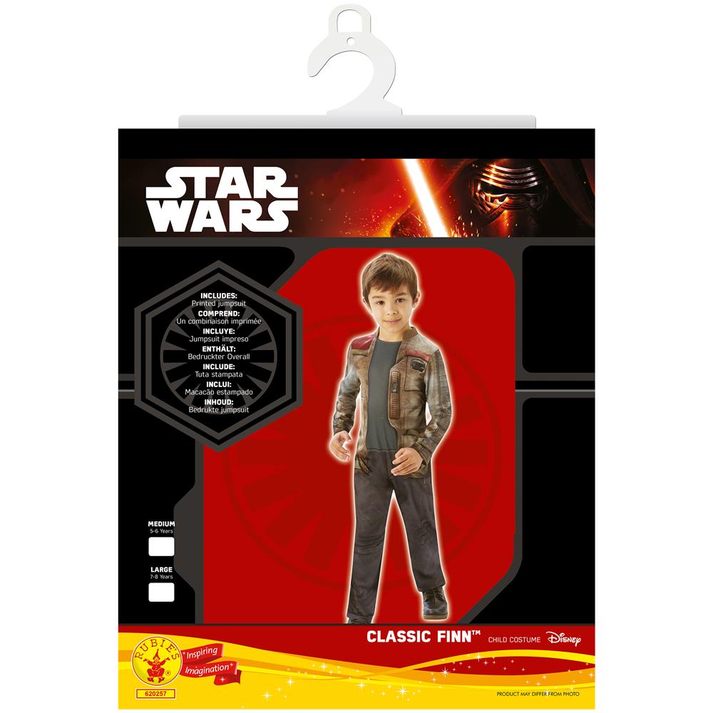 Costume Da Finn Di Star Wars Vii 7 A 8 Anni - Foto 2