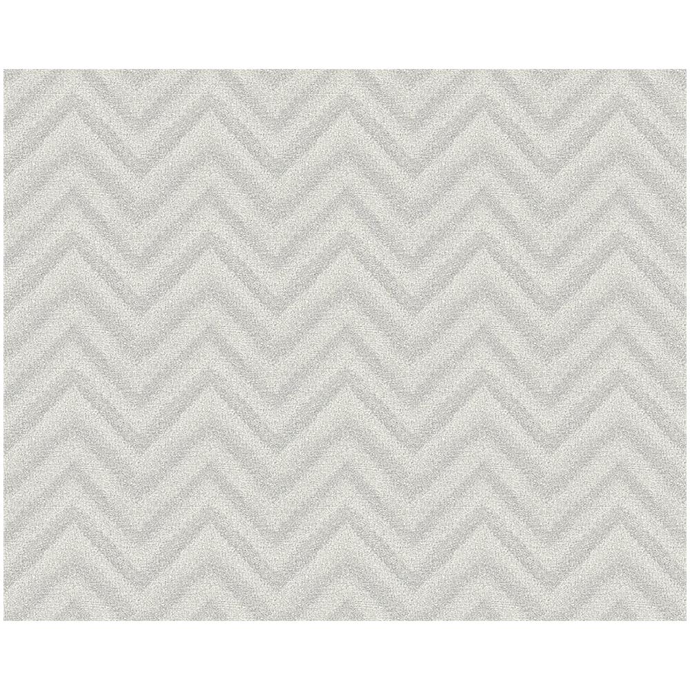 As. Carta Da Parati Soraya 10,05 M X 0,53 M Crã©ation Grigio Bianco 306554 - Foto 1