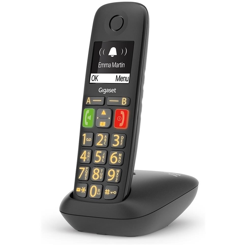 E290 Cordless Display 2" Vivavoce Tasti Grandi Colore Nero - Foto 2