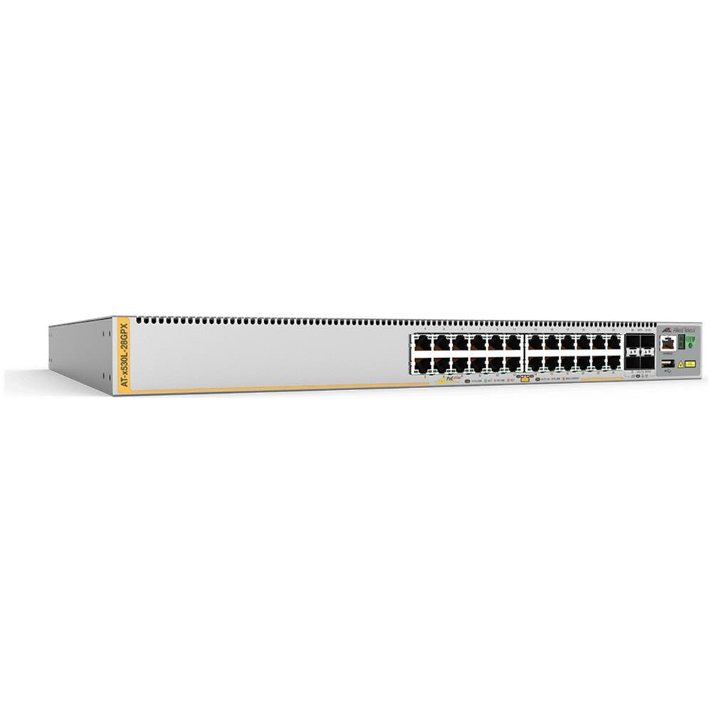 AT-x530L-28GPX-50 Switch Gestito L3+ 24 Porte Gigabit Ethernet (10/100/1000) Supporto Power over Ethernet (PoE) 1U Colore Grigio - Foto 1