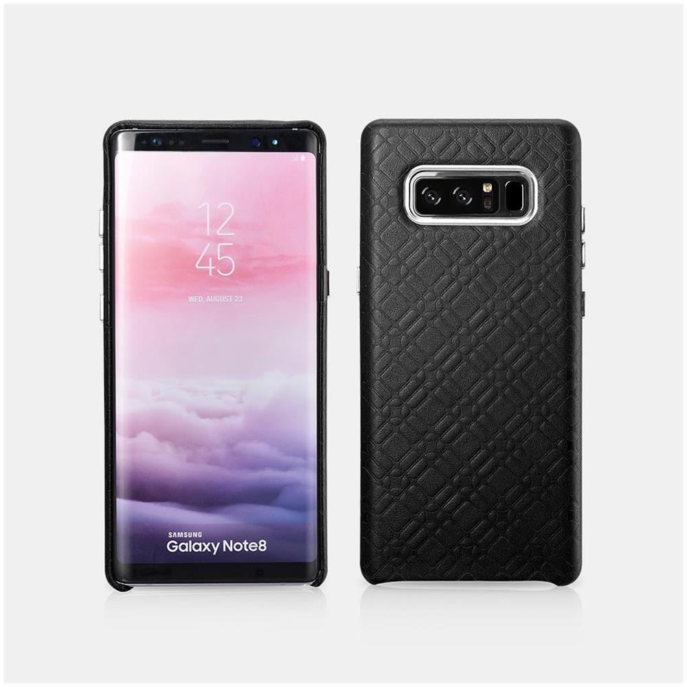 Samsung Note Serie 8 Di Cuoio Rossa Di Lusso Di Caso Vintage Curvato Bordi - Foto 2