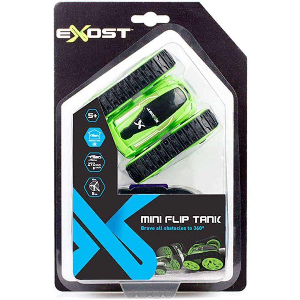 Exost Mini Flip Tank Remote Control Car - 20261 - Scala 1:34 - Assortimento 2 Colori Rosso O Verde - Foto 7