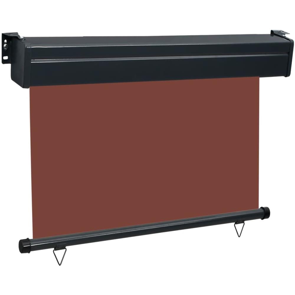 Tendalino Laterale per Balcone 105x250 cm Marrone - Foto 2
