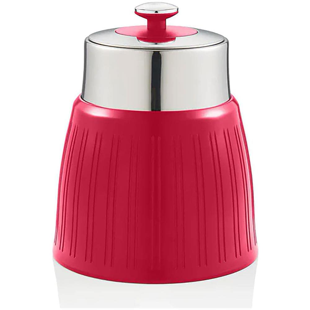 Swka1024rn Retro Set Di 3 Barattoli Cucina Da 1,2 L, Ermetico Té, Spezie, Design Vintage Rosso - Foto 2