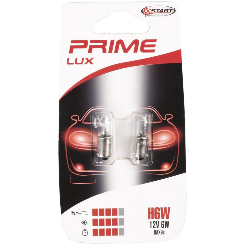 Coppia Di Lampadine Auto Alogene In Vetro H6w 12v 6w Bax9s - Foto 1