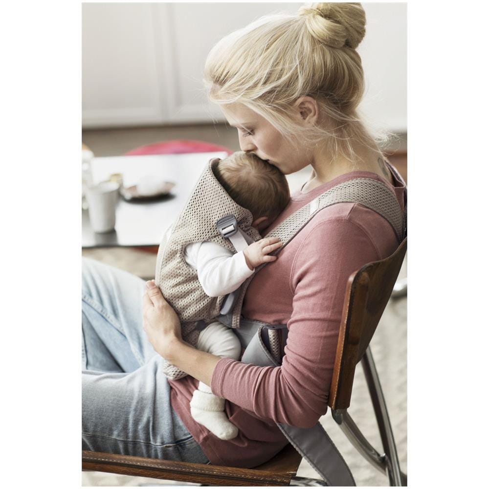 BabyBjorn 021002, Portabebè morbido, Bambino/Bambina, 4,5 kg, Grigio, Cotone, Elastan, Tessuto, Poliestere - Foto 2