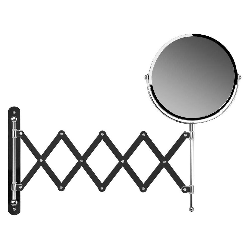 ESP 6000 specchietto per trucco Viti Rotondo Nero, Cromo - Foto 2
