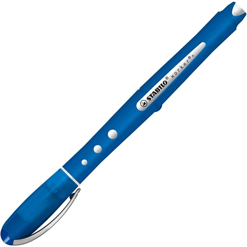worker+ colorful - Penna Roller - Tratto 0,5 mm - Confezione da 10 - Blu - Foto 2