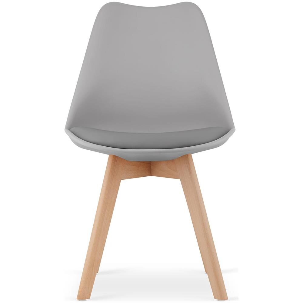 Sedia RIKX grigia dal design ergonomico per il soggiorno x4 - Foto 8