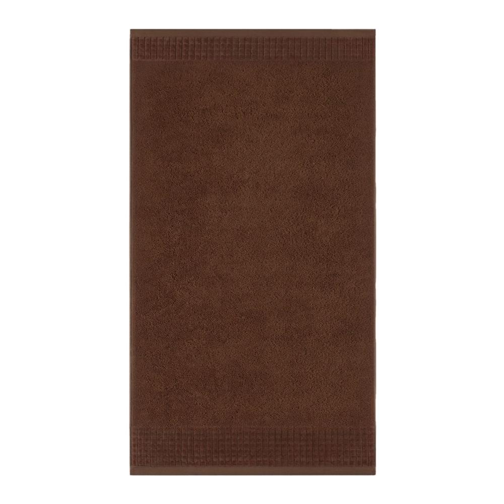 Asciugamano Paulo 3 - 70x140 cm - Marrone - Antibatterico - Morbido e soffice - Foto 1
