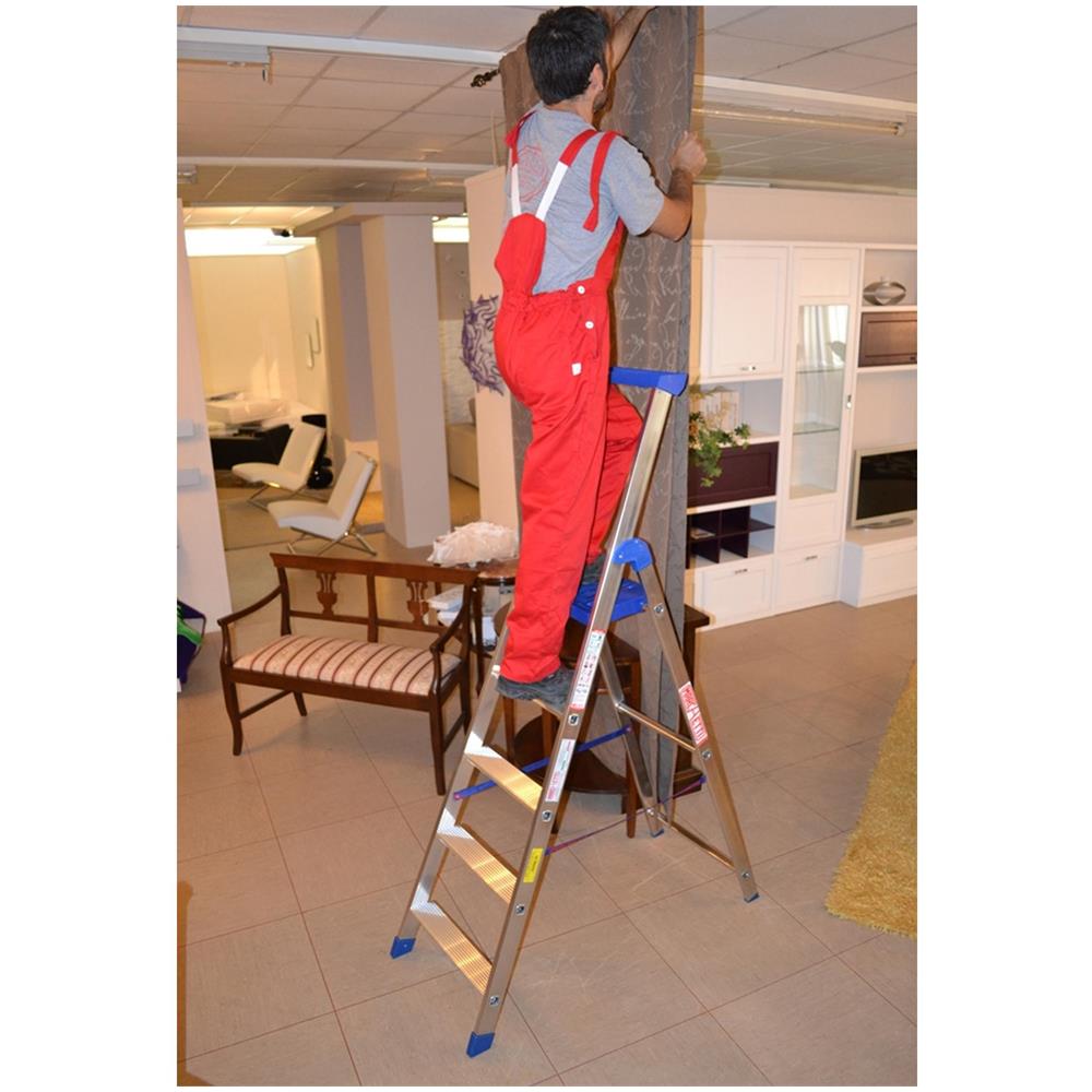 Scala alluminio evolution 8 gradini doppia - Foto 2