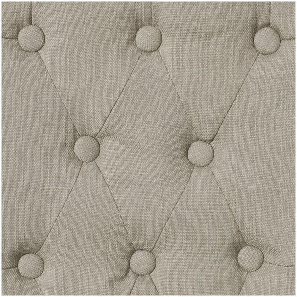 Sedie da Pranzo 4 pz Cammello in Tessuto - Foto 2