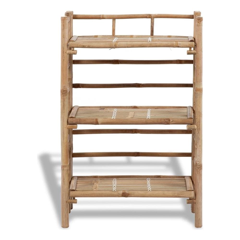 Supporto Per Piante Con 3 Mensole In Bambù - Foto 2