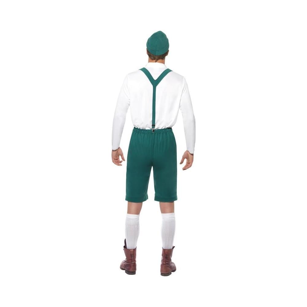 Costume Da Bavarese Verde Per Uomo Medium - Foto 2