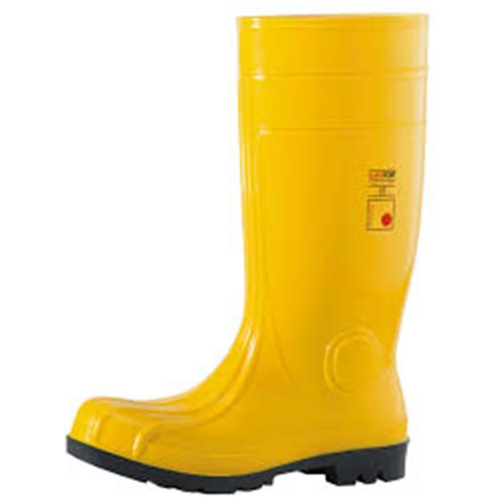 Stivali Sicurezza Pvc Ginocchio 46 Giallo - Foto 2