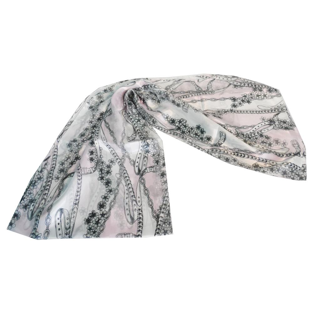 Sciarpa Donna 1368 Linea Chiffon Rosa - Foto 2