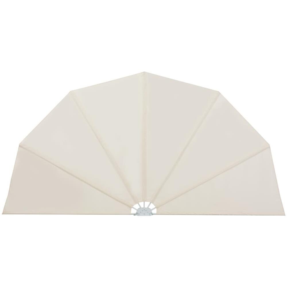 Tenda Laterale per Terrazza Pieghevole Crema 160 cm - Foto 1