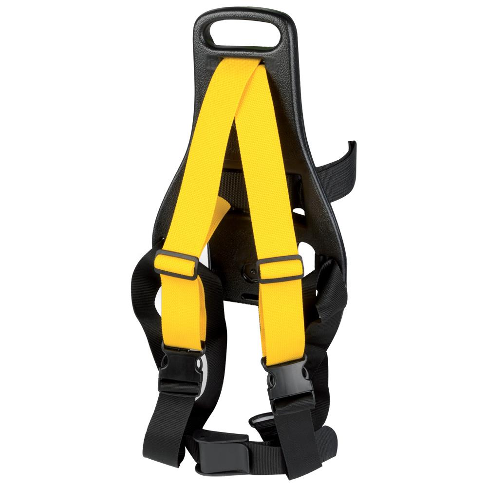 Schienalino Con Cinghie Fibbe Nylon Nero / giallo Standard - Foto 1