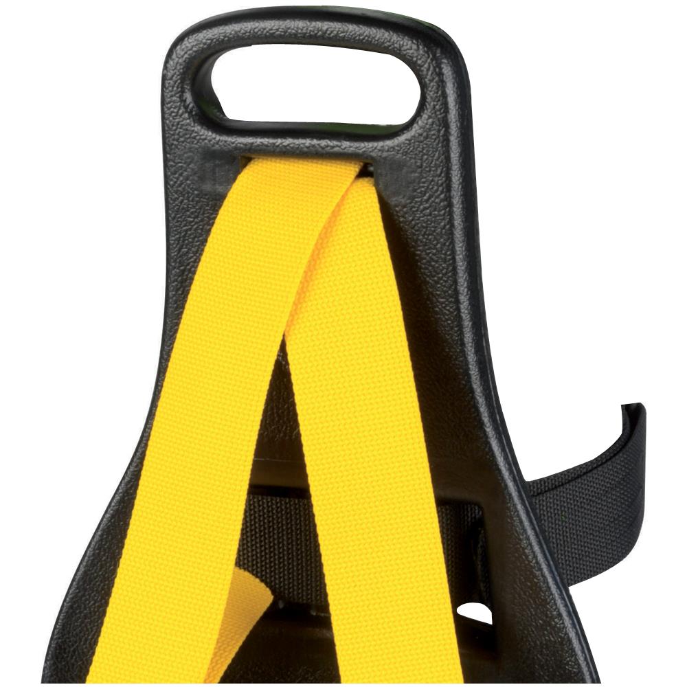 Schienalino Con Cinghie Fibbe Nylon Nero / giallo Standard - Foto 2