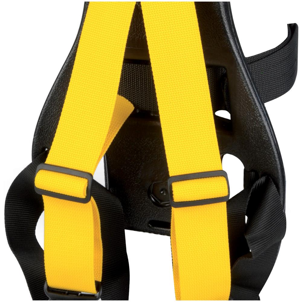 Schienalino Con Cinghie Fibbe Nylon Nero / giallo Standard - Foto 3