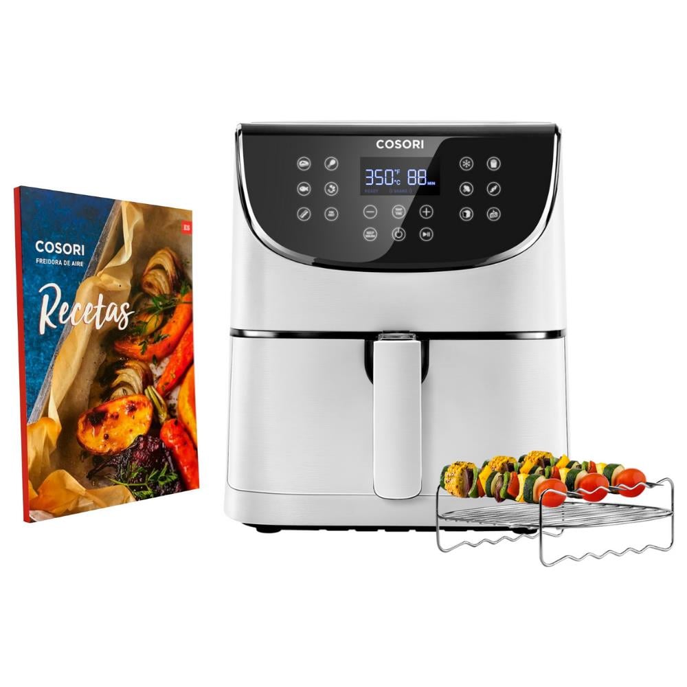 CP158-AF-RXW Friggitrice Singolo 5,5 L Indipendente 1700 W Friggitrice ad Aria Calda Bianco - Foto 1