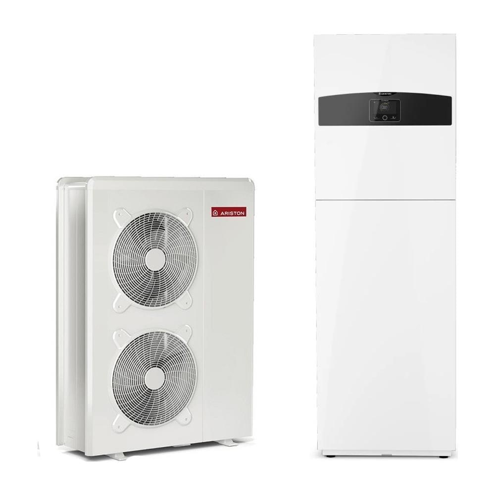 Pompa Di Calore Collegata Aria / acqua Monoblocco Nimbus Compact M Con Booster Elettrico Ariston 12 Kw Trifase - Foto 1