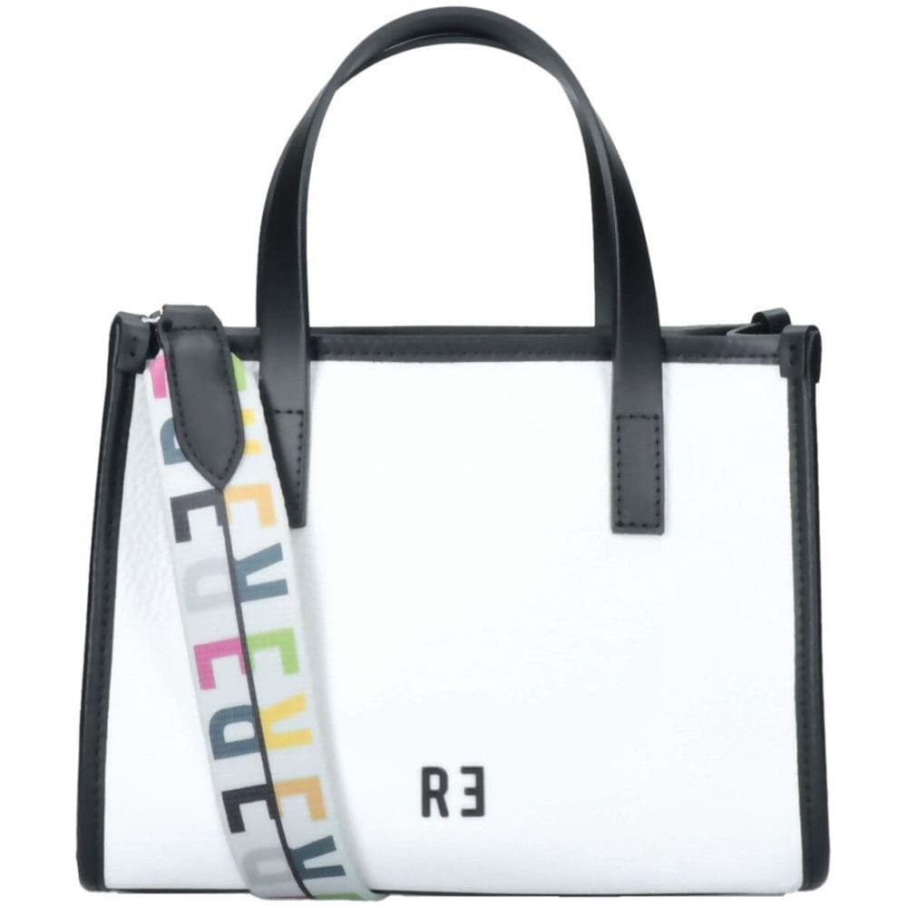 Borsa Donna Rebelle A Mano / Tracolla Virtus Shopping S Dollaro Pelle Bianco Bs23re31 1wre088 Media - Foto 1