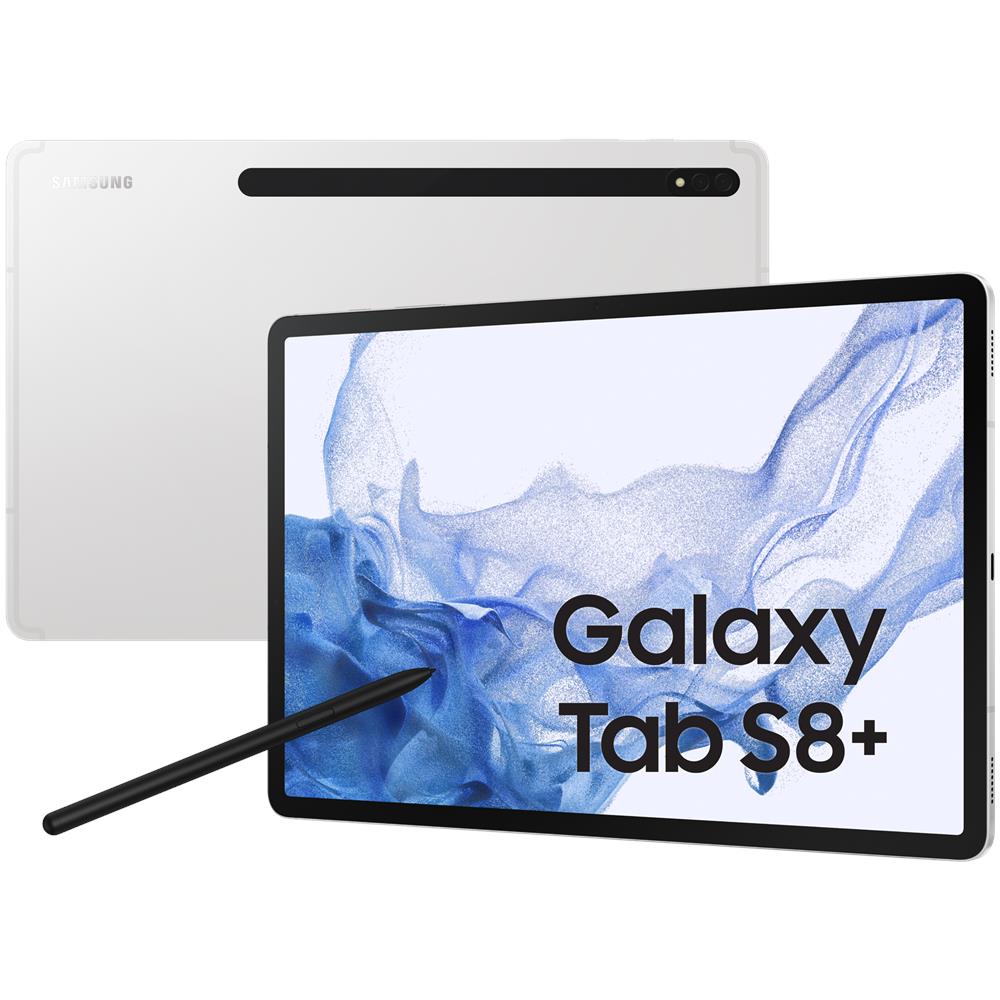 Galaxy Tab S8+ Tablet Android 12.4 Pollici 5G RAM 8 GB 128 GB Tablet Android 12 Silver [Versione italiana] 2022 - Foto 1