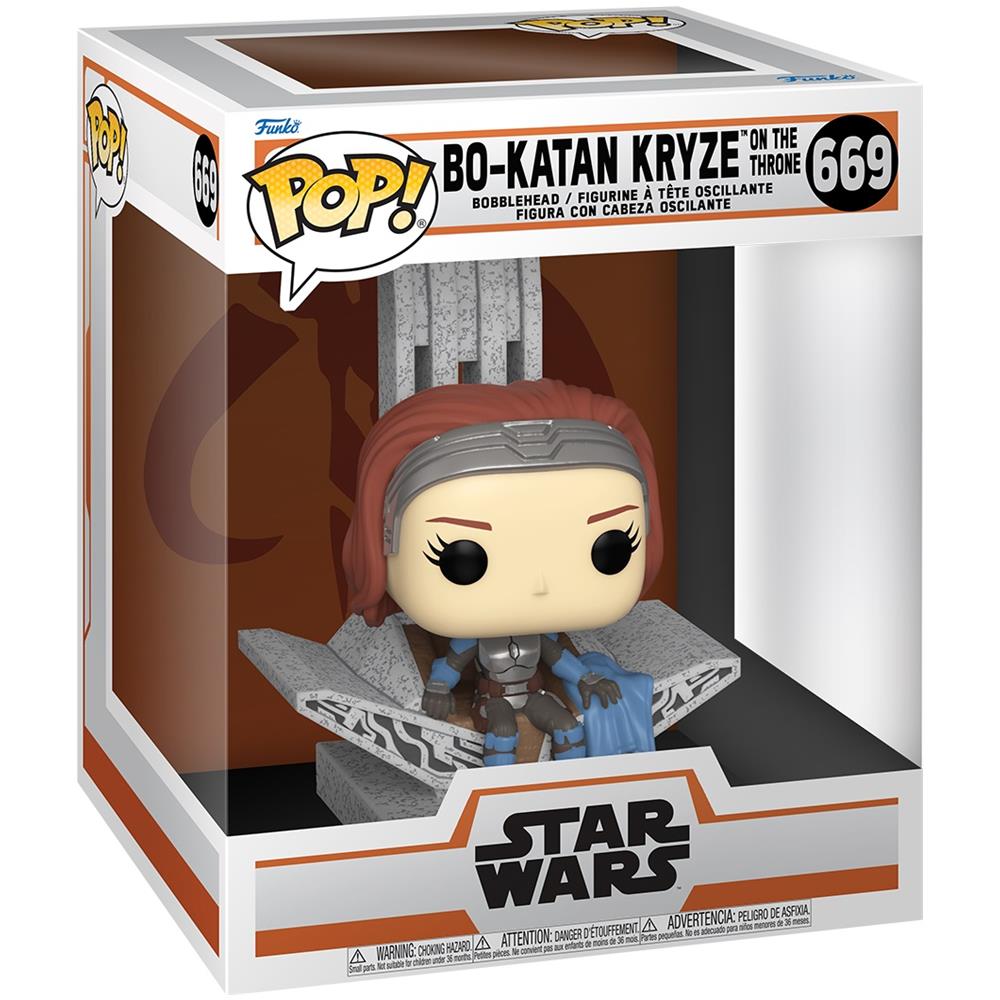 Pop! Deluxe: Star Wars: The Mandalorian Season 3 - Bo-katan Kryze (with Throne) - Foto 3