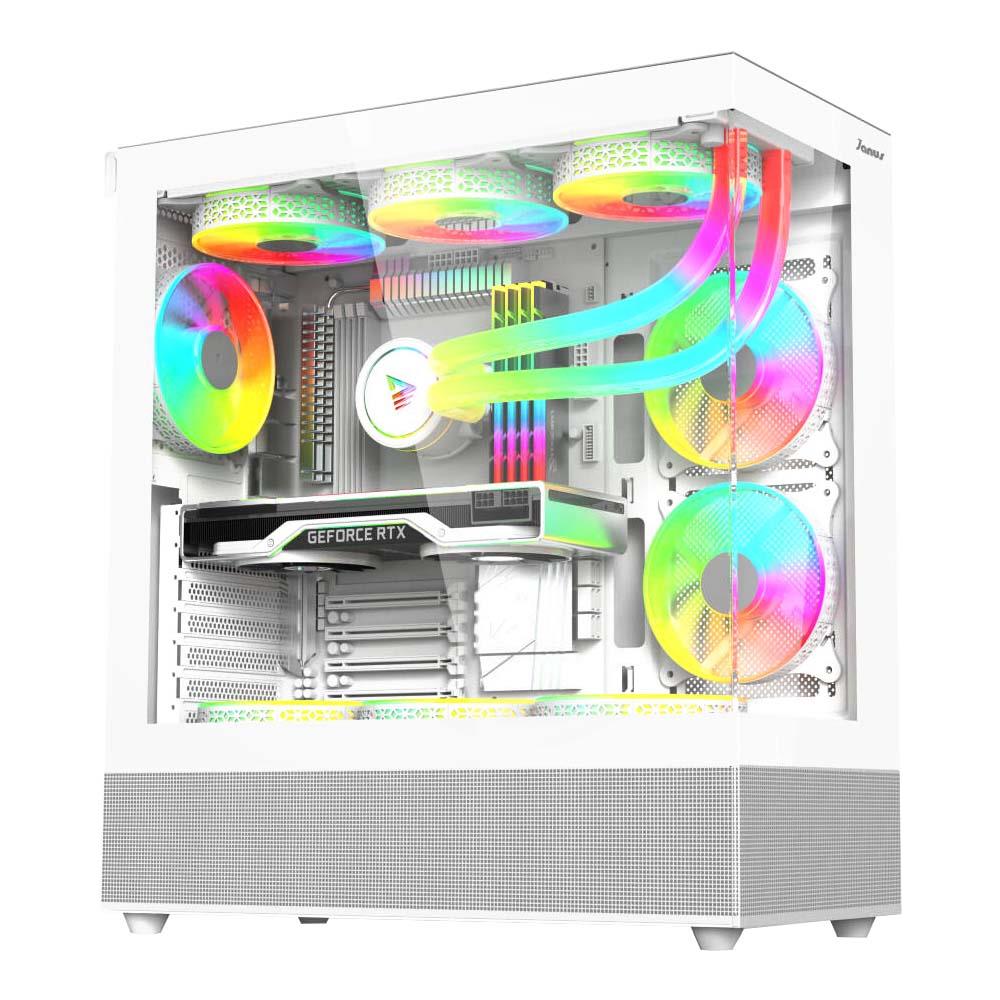 Case Sigma X1 Midi TowerATX / Micro-ATX / Mini ITX 3 Porte USB 2.0 / USB 3.0 USB-C 3.1 Colore Bianco - Foto 8