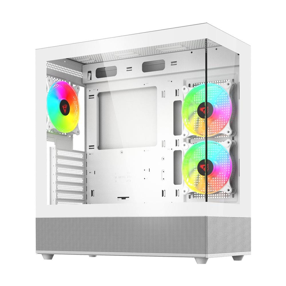 Case Sigma X1 Midi TowerATX / Micro-ATX / Mini ITX 3 Porte USB 2.0 / USB 3.0 USB-C 3.1 Colore Bianco - Foto 1