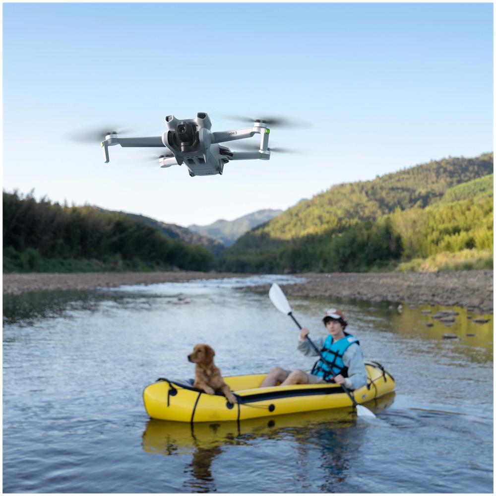 DJI Mini 3, 4 rotori, 48 MP, 3840 x 2160 Pixel, 16 m/s, 2453 mAh, Grigio - Foto 7