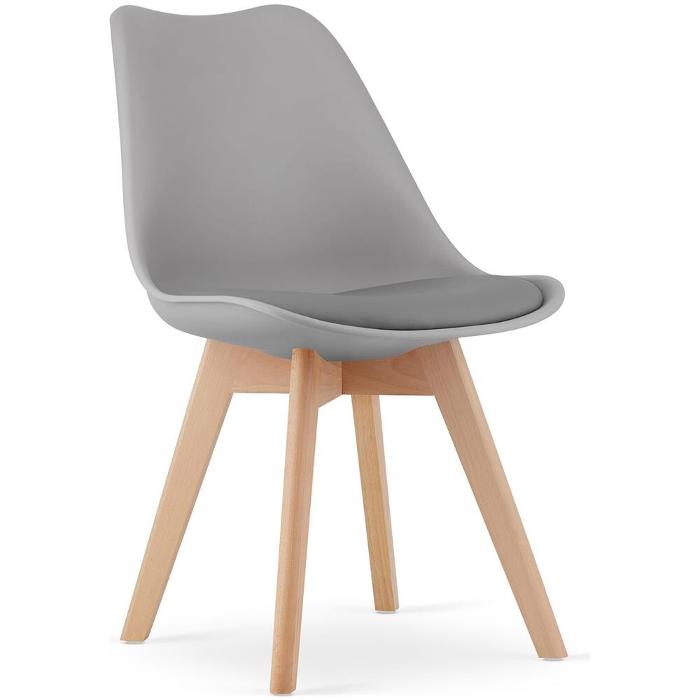 Sedia RIKX grigia dal design ergonomico per il soggiorno x3 - Foto 2