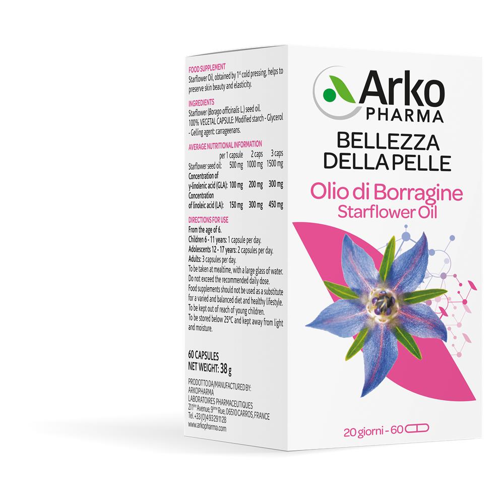 Arkopharma Olio di Borragine 60 Perle - Foto 1