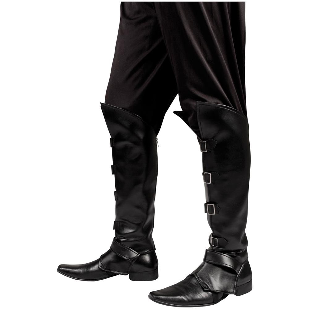 Gambali Neri Lunghi In Finta Pelle Taglia Unica - Foto 1