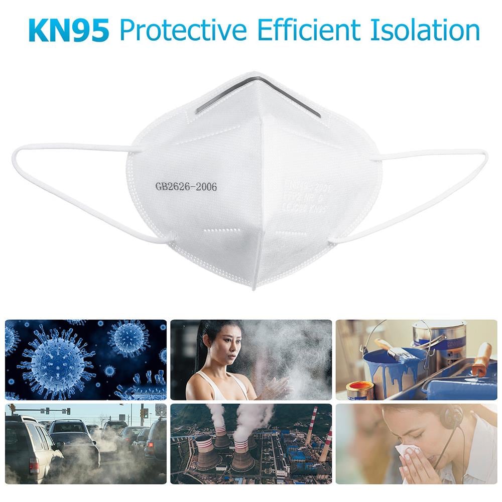 20 Pezzi Maschera Ffp2 4 Strati Maschere Kn95 Filtrazione 95% - Foto 2