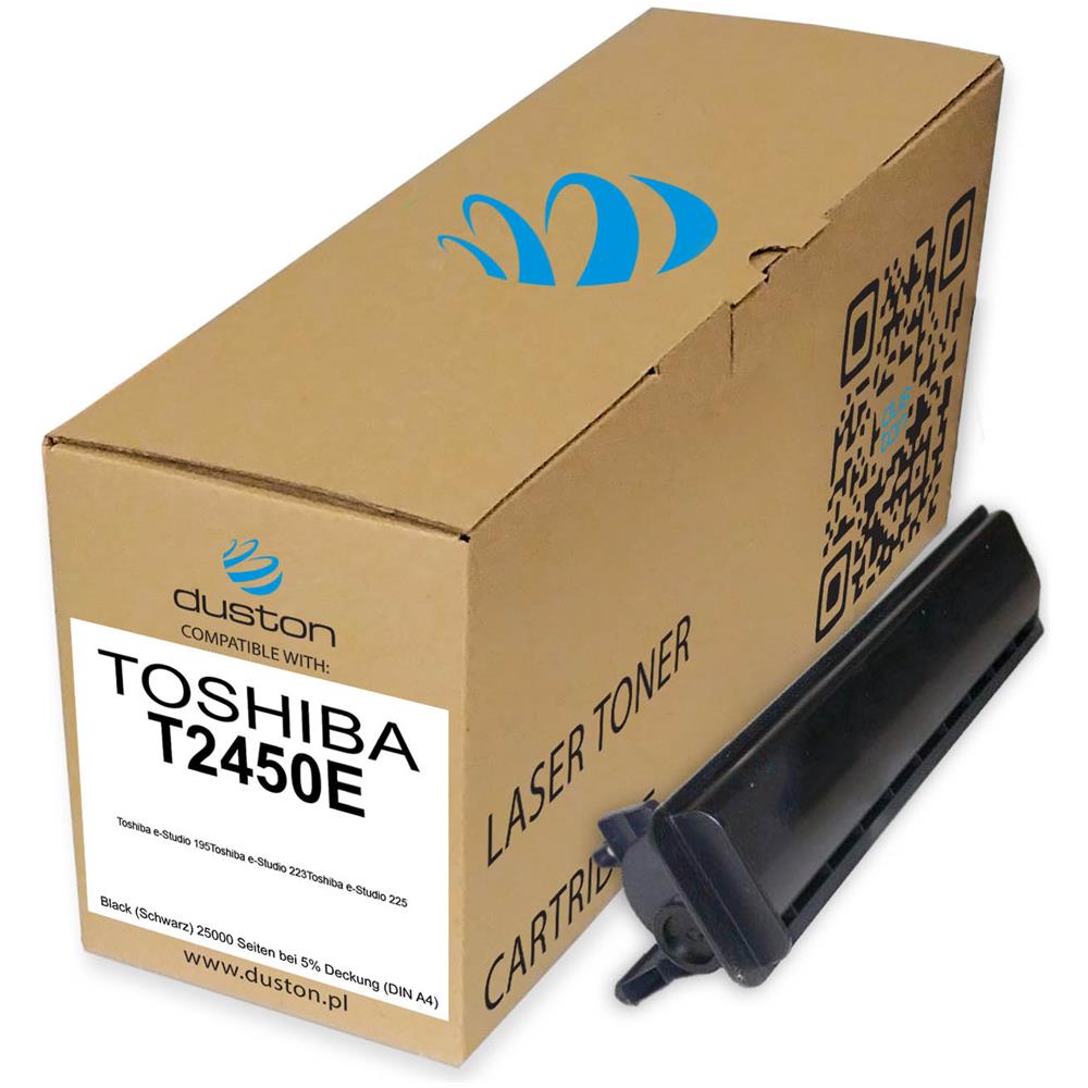 TONER COMPATIBILE - 3x T2450e, T-2450e, 6aj00000088 Negro Compatible Con Toshiba E-studio 195 223 225 - Foto 2