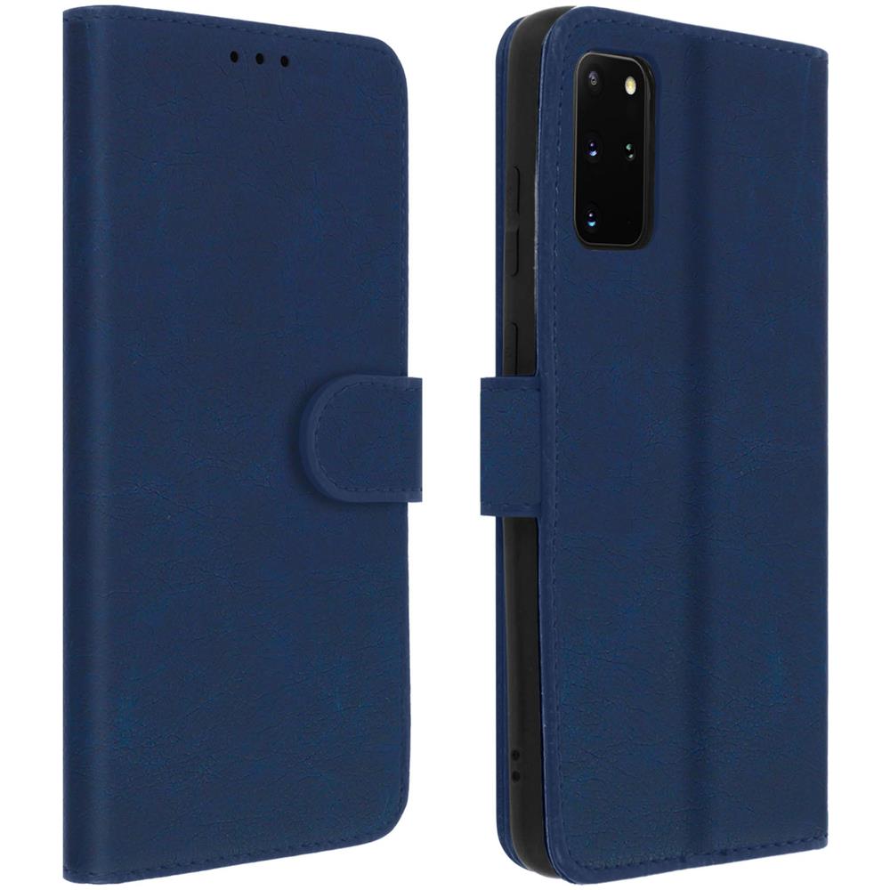 Custodia Samsung Galaxy S20 Plus Portadocumenti Funzione Supporto Blu - Foto 1