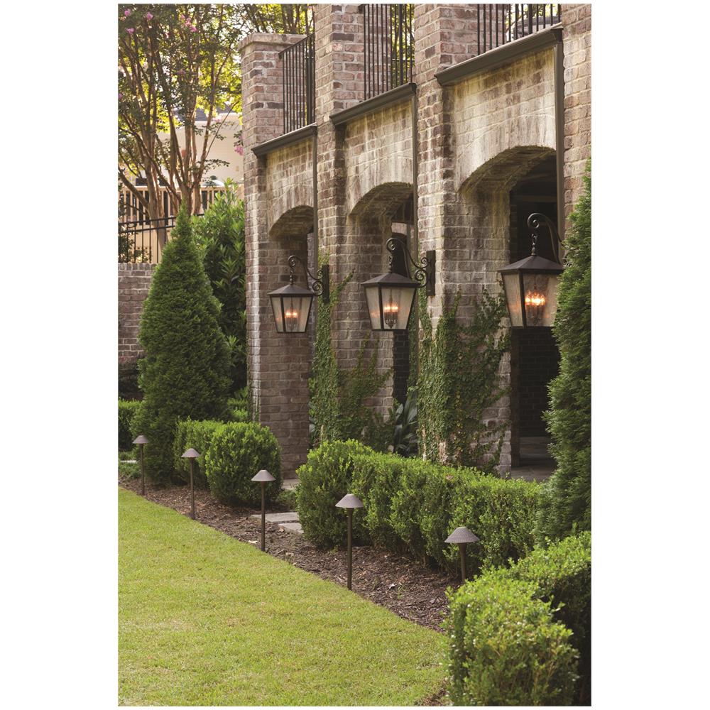 Lanterna 3 Luci Da Esterno A Parete Media Light Regency Bronze Ip44, E14 - Foto 2