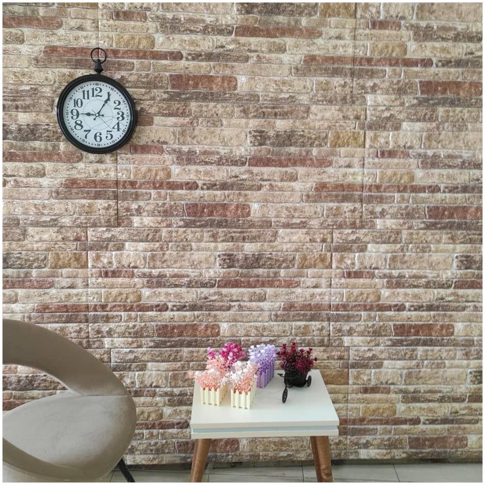 Pannelli Murali 3d Con Design A Mattoni Multicolore 10 Pz Eps - Foto 1