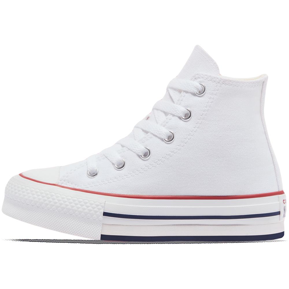 Scarpe Chuck Taylor All Star Eva Lift Taglia 38.5 Codice 671108c Bianco - Foto 2