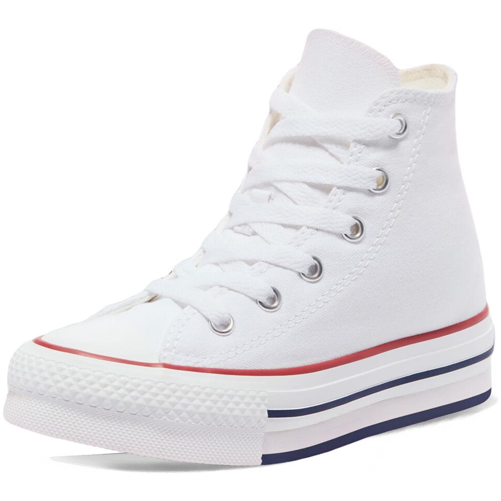 Scarpe Chuck Taylor All Star Eva Lift Taglia 38.5 Codice 671108c Bianco - Foto 6
