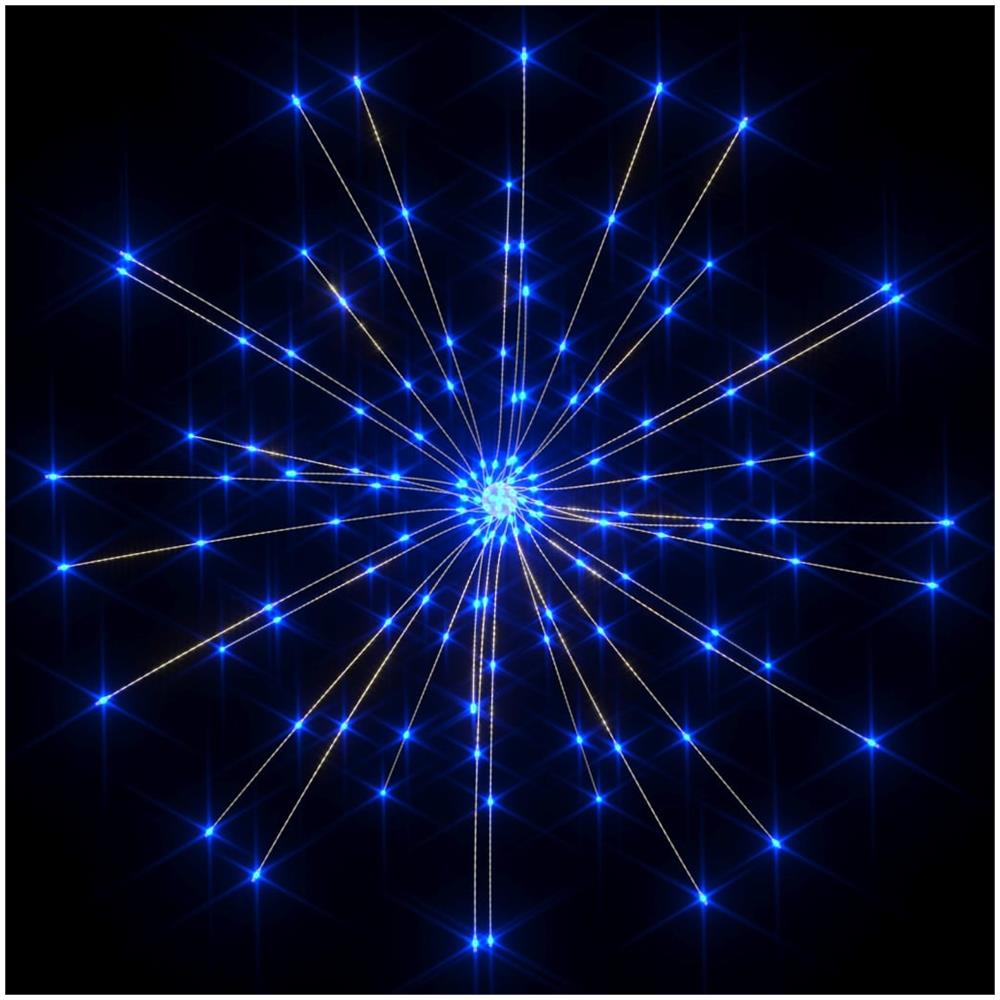 Luci Di Natale Fuochi Artificio 2 Pz Blu 50 Cm 280 Led - Foto 3