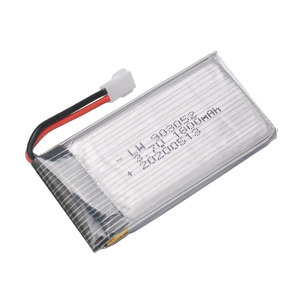 2 Pezzi Batteria Lipo Ricaricabile (3.7v, 1800mah Lipo) Per Rc Droni Quadricotteri Ky601s Syma X5 X5s X5c X5sc X5sh X5sw M18 H5p - Foto 2